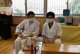 院長先生と保育園検診